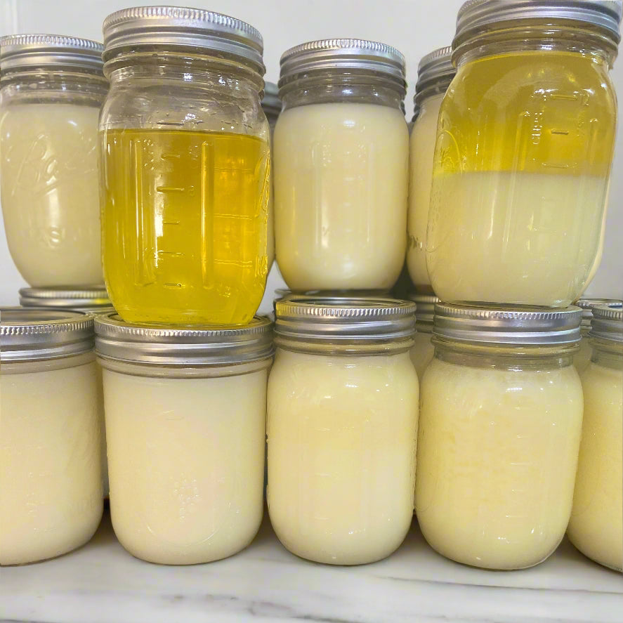 Pure Grass-Fed Tallow – 16 oz Jar - 1 Pint