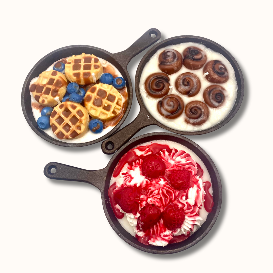 4oz Iron Skillet Candles - Cafe Delights