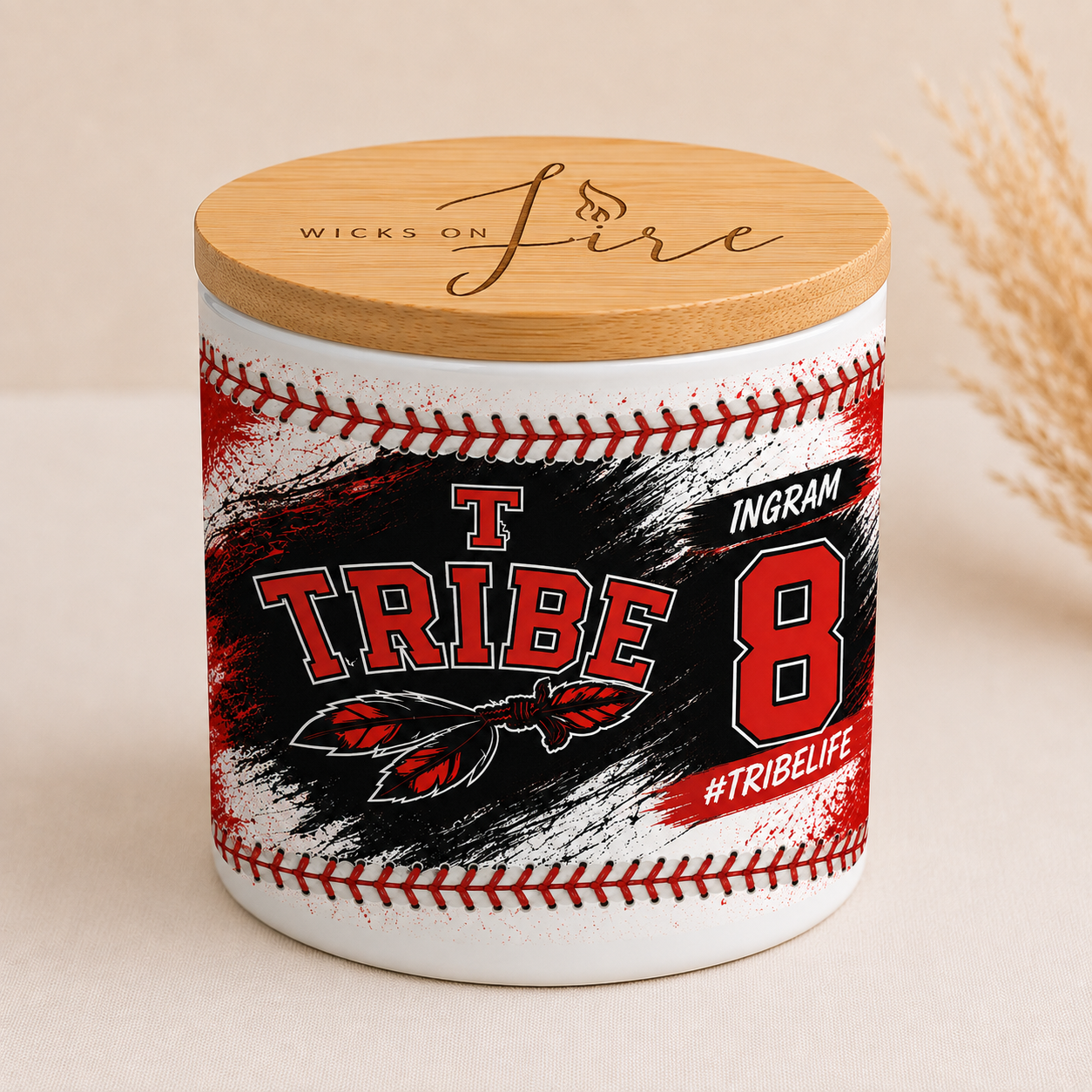 Custom TRIBE Gameday Candle — 9 oz | $25