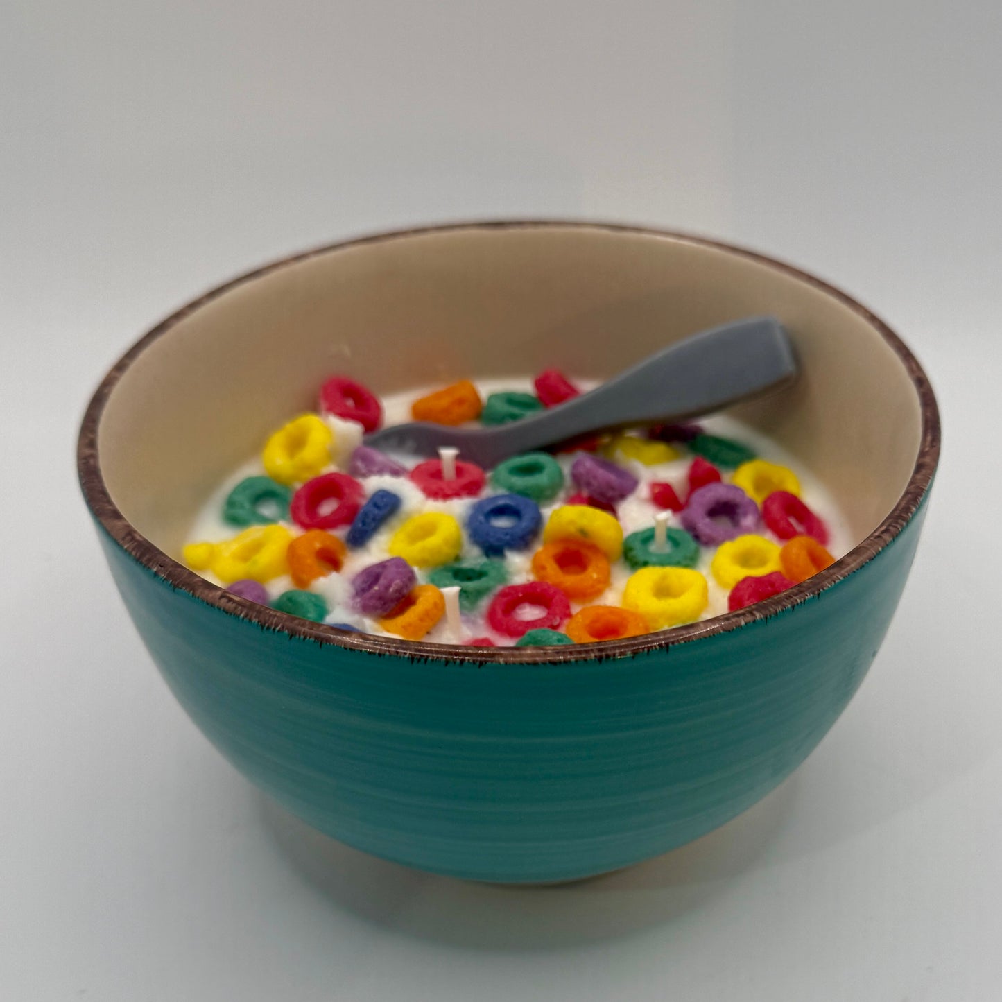 14 oz Fruit Loop Breakfast Candle – Cereal Bowl Candle