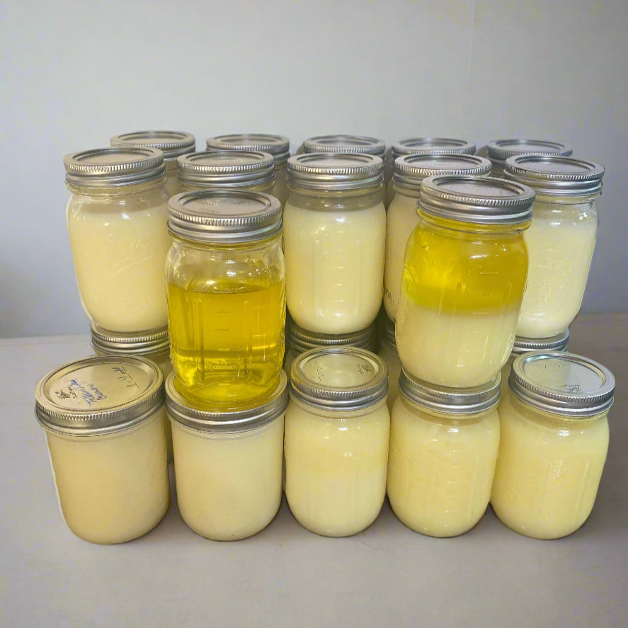 Pure Grass-Fed Tallow – 16 oz Jar - 1 Pint