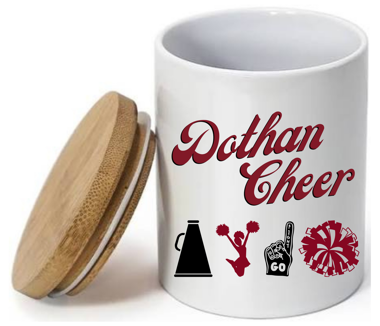 Game Day 9oz Custom Candle – Sublimation Cup – Personalized Sports Fan Gift