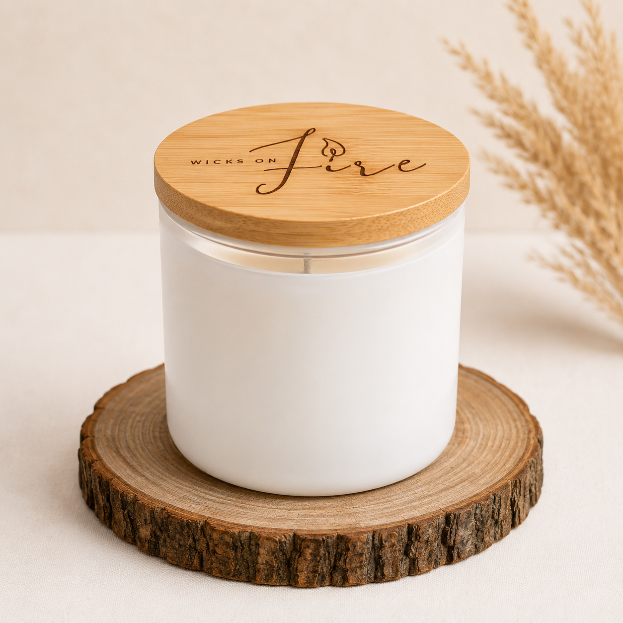 Status Jar Candle + Bamboo Lid — 9 oz | $20