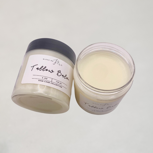 4 oz Tallow Balm – Grass-Fed Tallow Moisturizer for Dry & Sensitive Skin