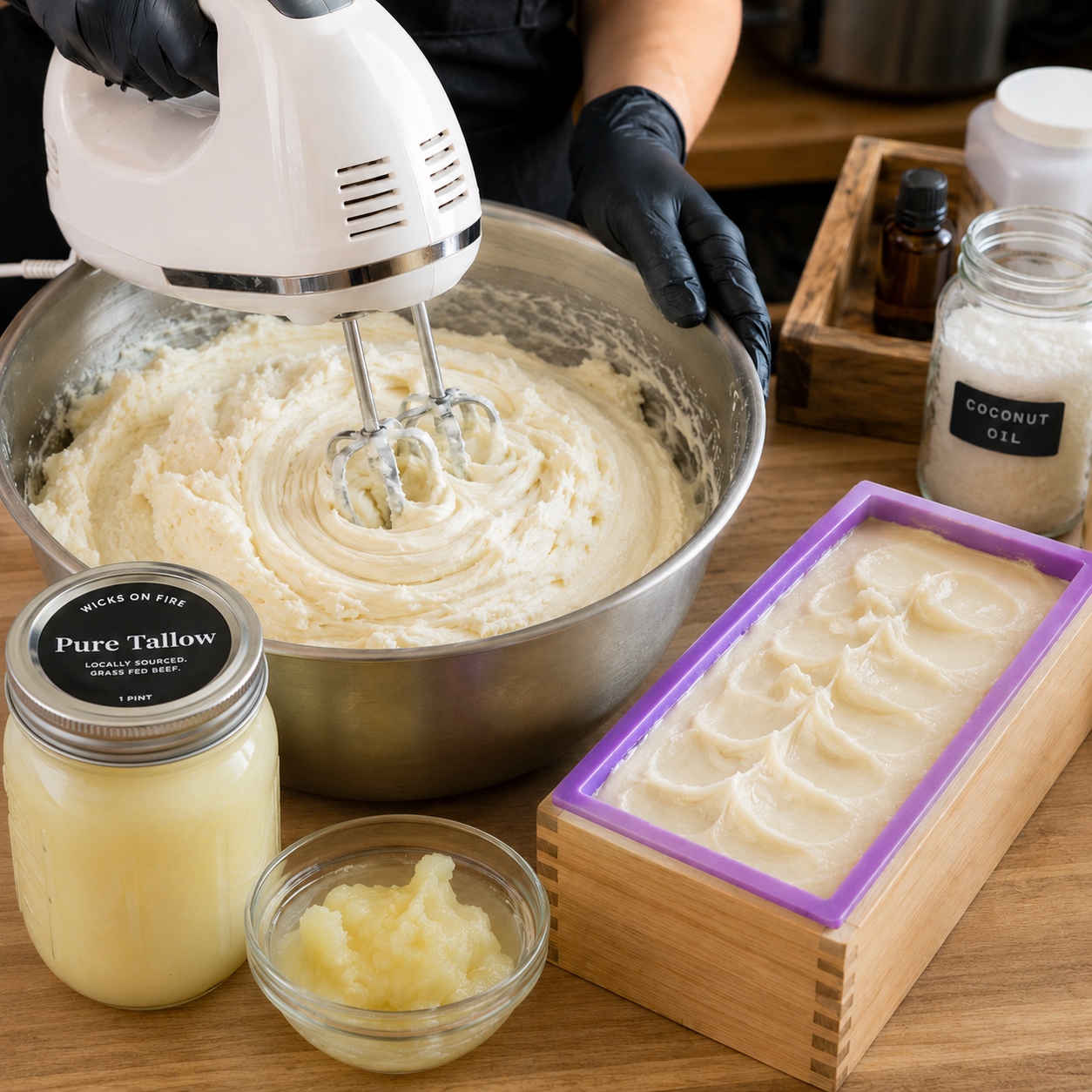 Handmade Tallow Soap Bars | Grass-Fed Beef Tallow Soap
