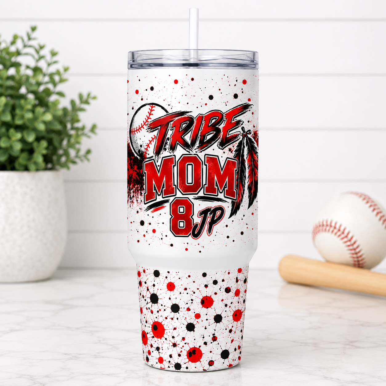 Custom 40 oz Sports Fan Tumbler