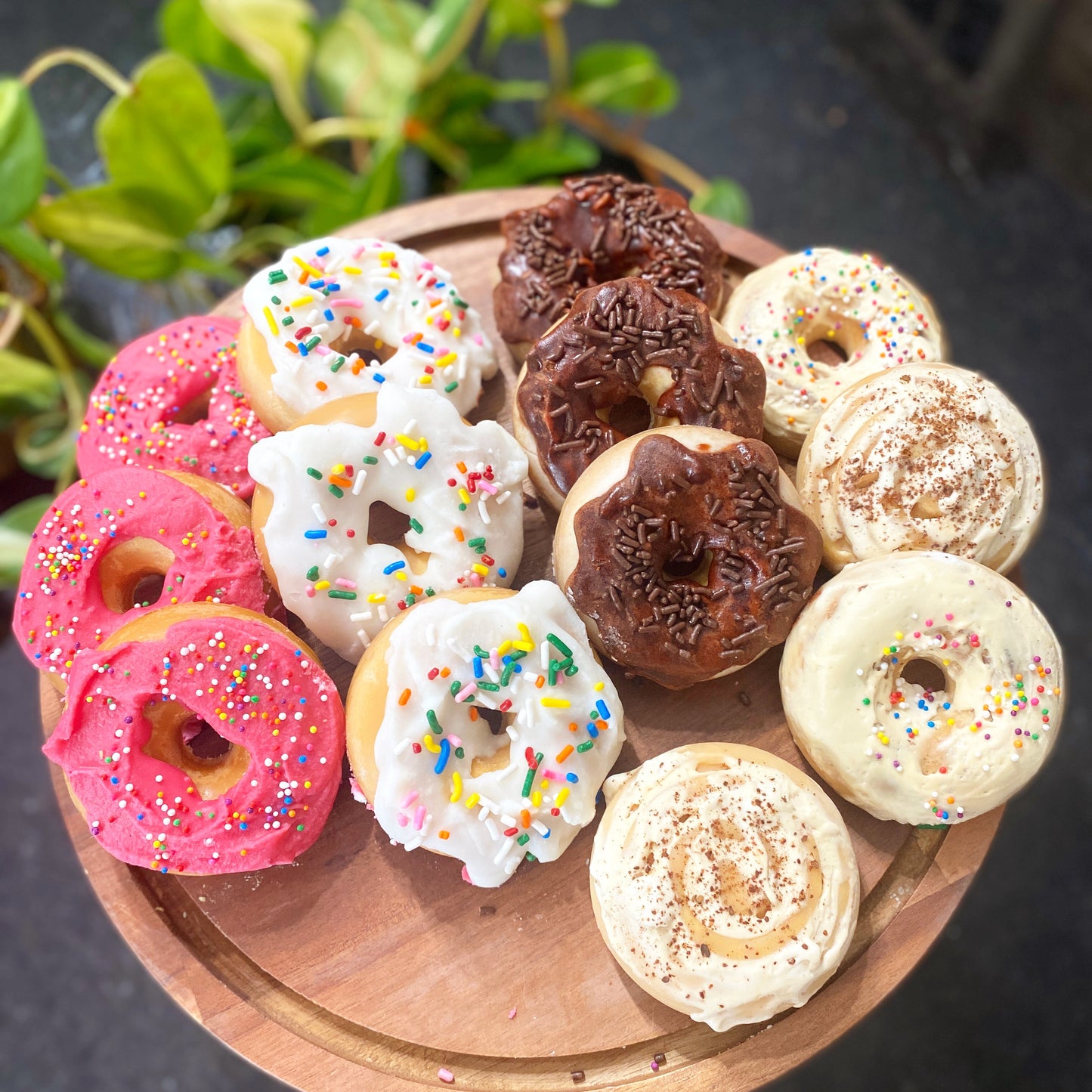 donuts, bakery, sprinkles