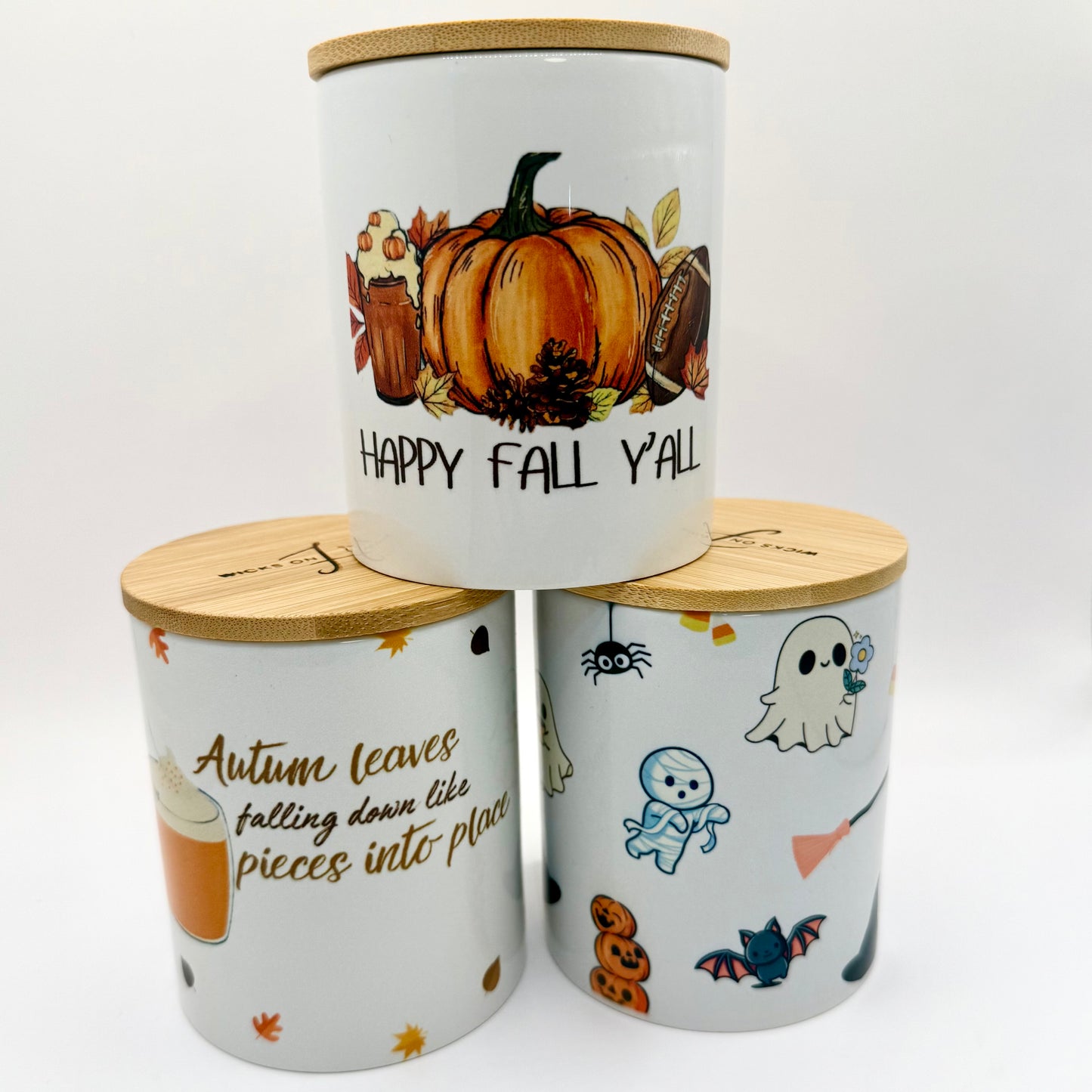 Cozy Fall Candle Collection | Pumpkin Spice, Autumn Leaves & More