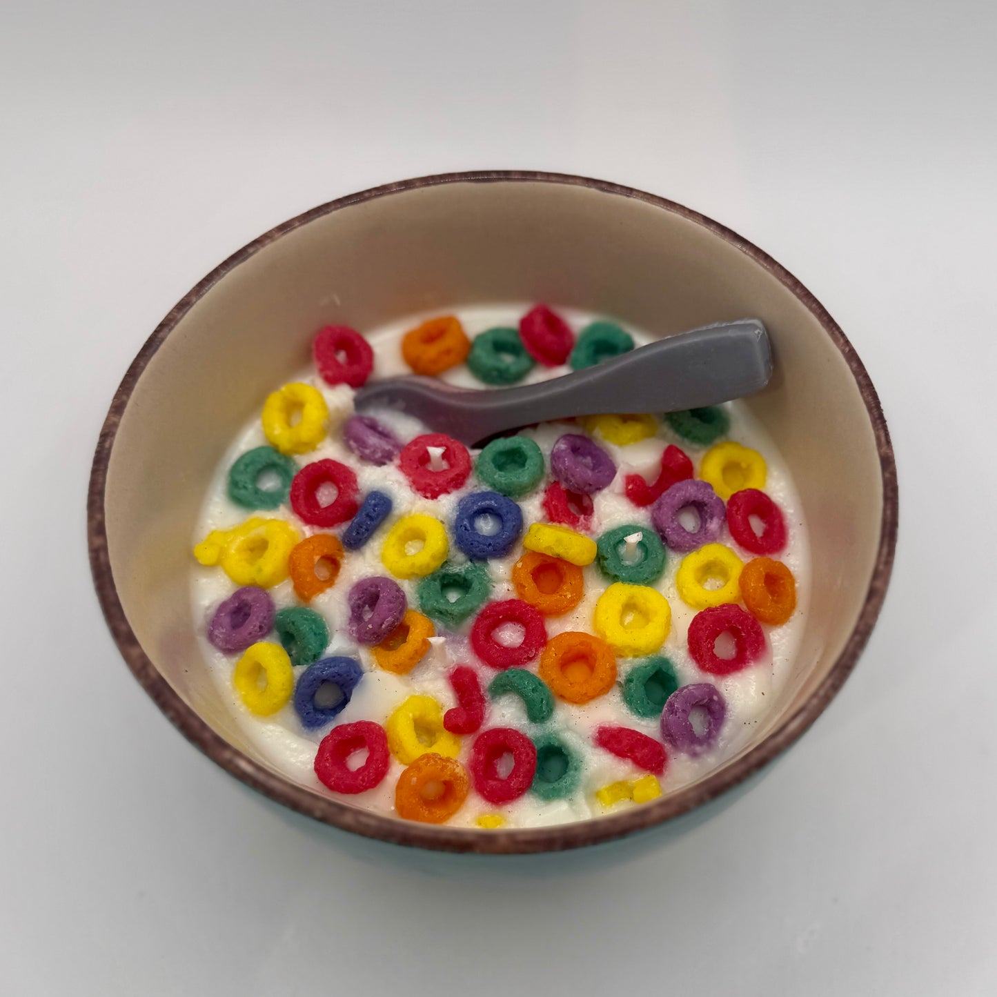 14 oz Fruit Loop Breakfast Candle – Cereal Bowl Candle