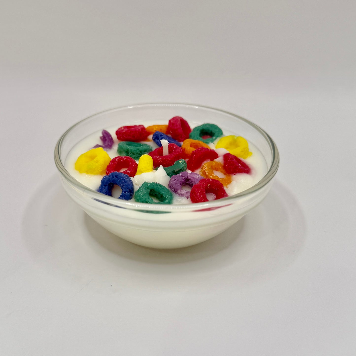 Mini Fruit Loop Bowl Candle – 3.5oz Cereal Inspired Soy Candle
